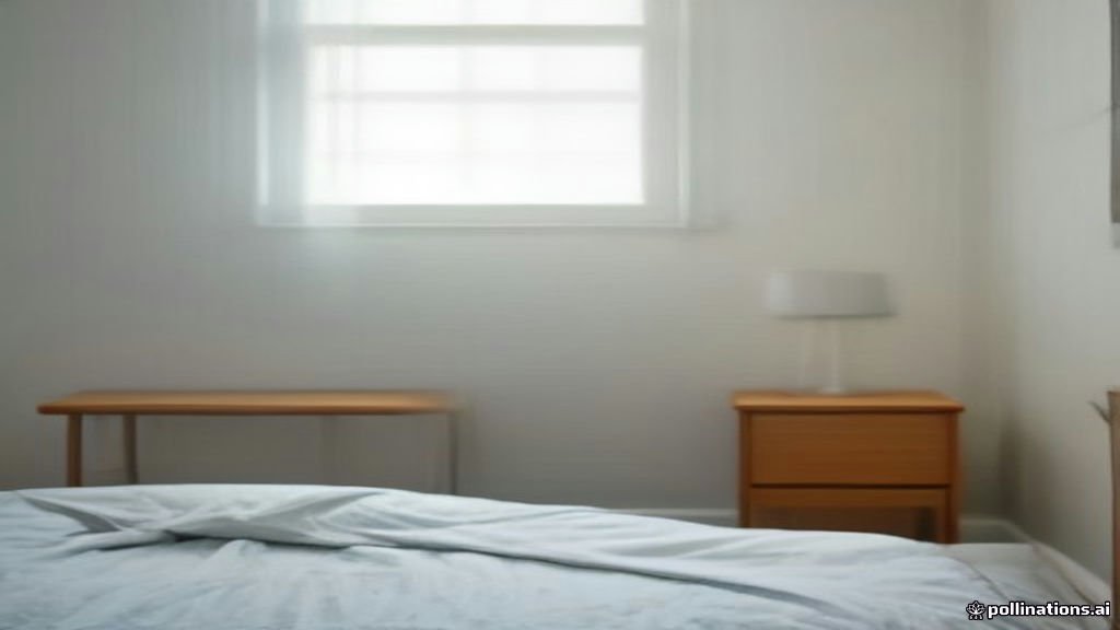 Fresh mattress with a waterproof protector in a bright bedroom